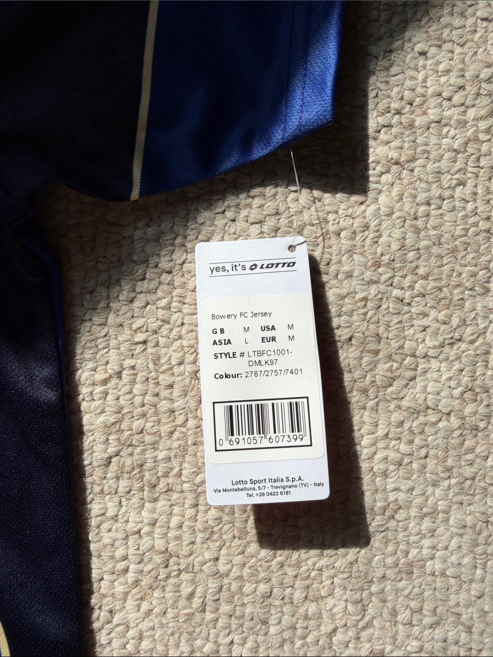 LOTTO Only NY + Bowery Football Club jersey - Picture 3 of 7